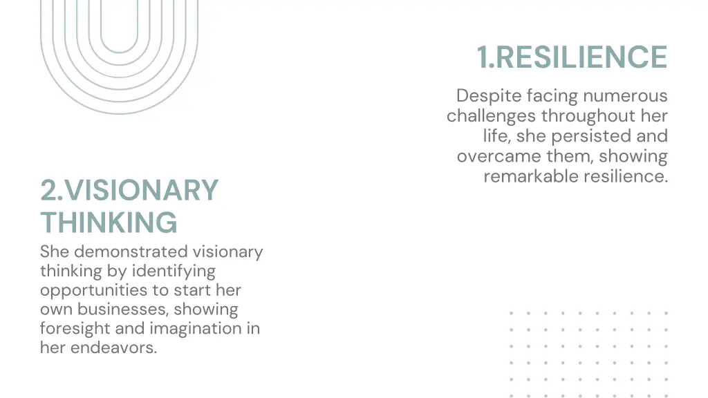 1 resilience despite facing numerous challenges