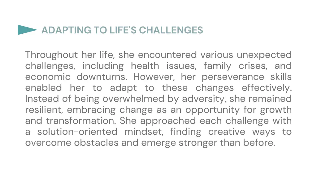 adapting to life s challenges