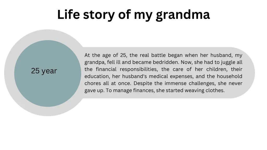 life story of my grandma 1