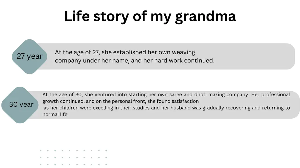 life story of my grandma 2