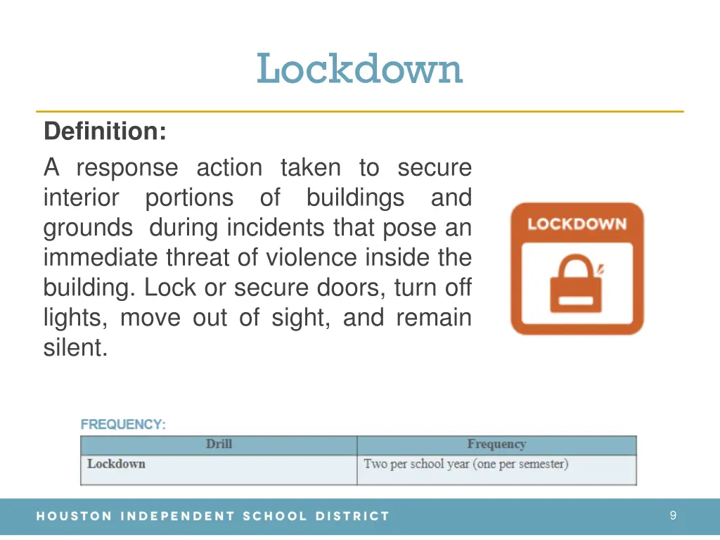 lockdown