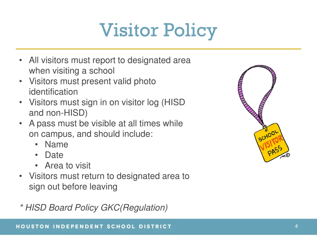 visitor policy