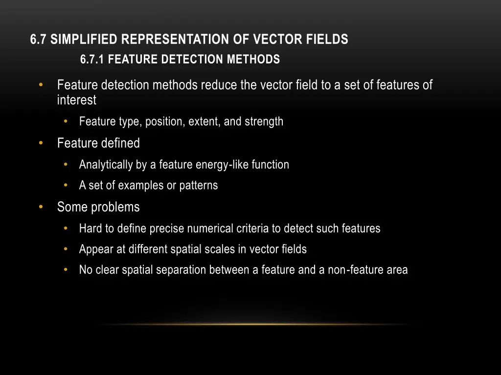6 7 simplified representation of vector fields 1