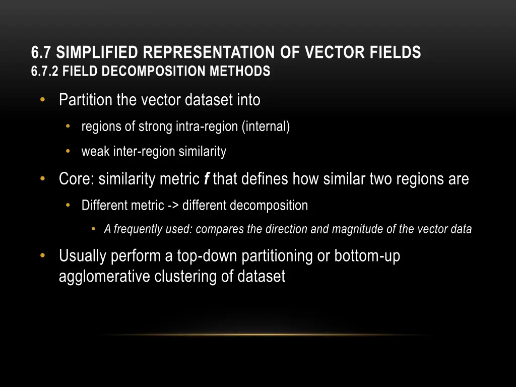 6 7 simplified representation of vector fields 2