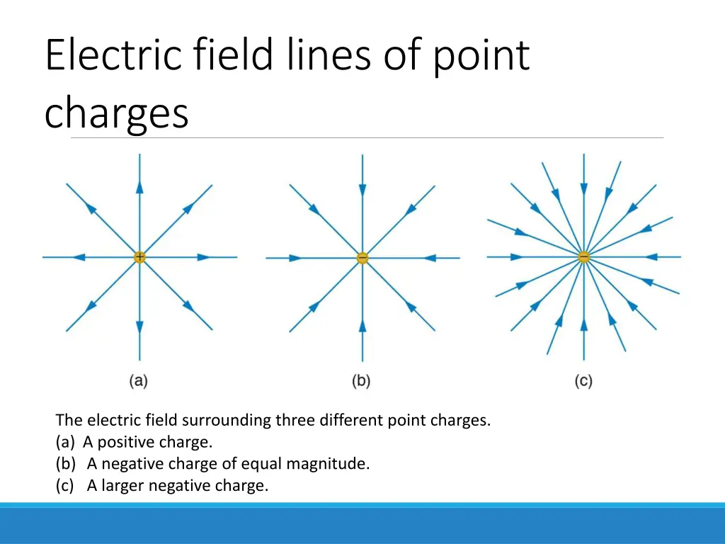 electric field lines of point charges