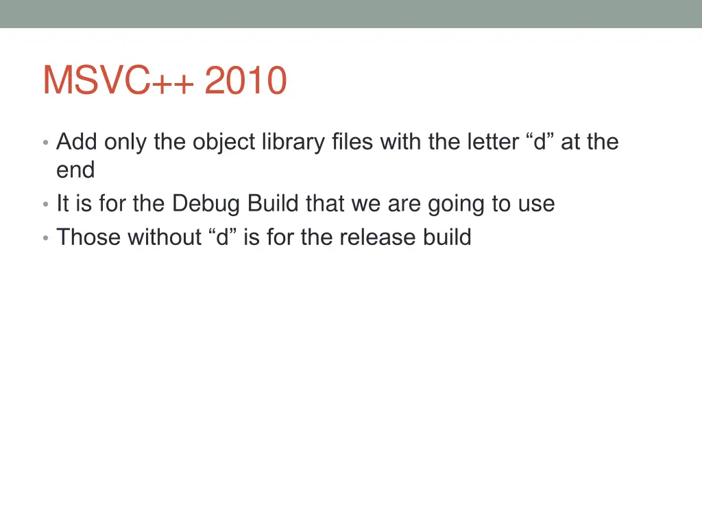 msvc 2010 13