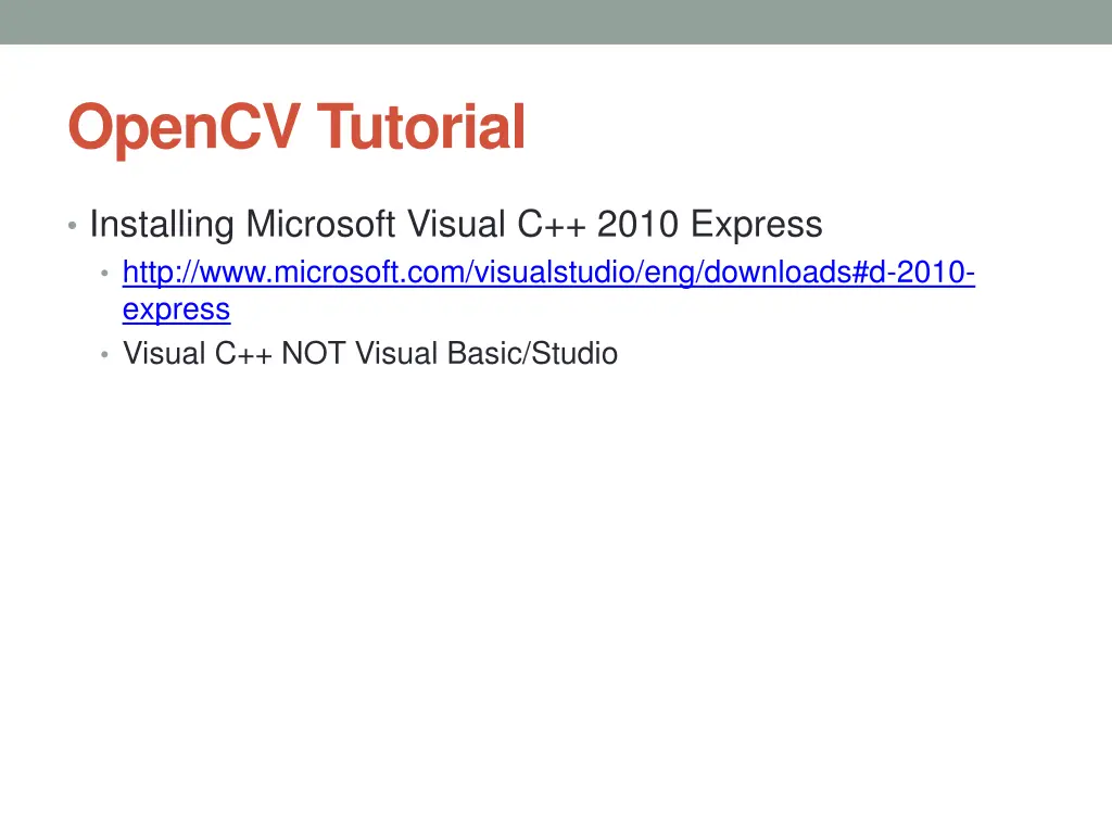 opencv tutorial 1