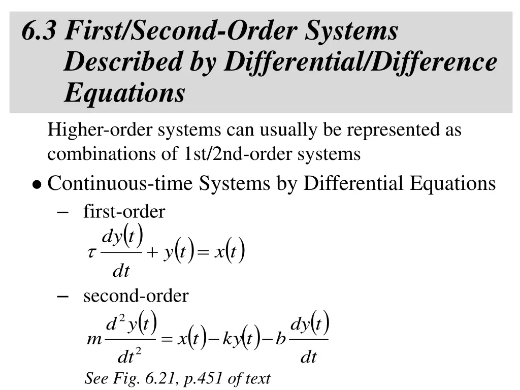 6 3 first second order systems described