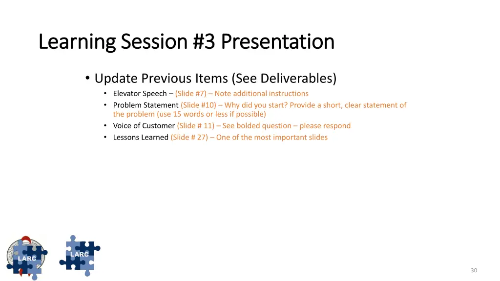 learning session 3 presentation learning session 1
