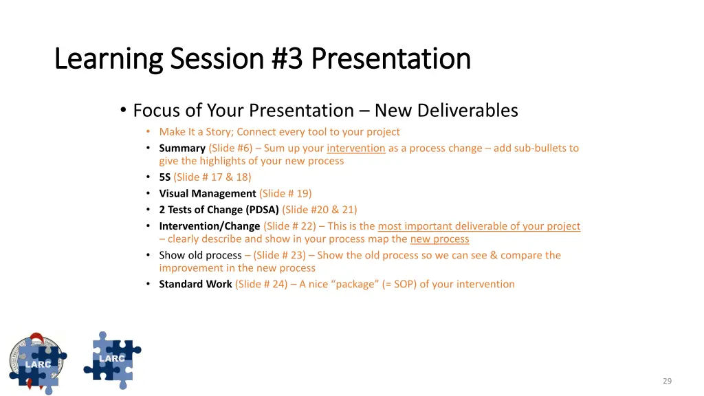 learning session 3 presentation learning session
