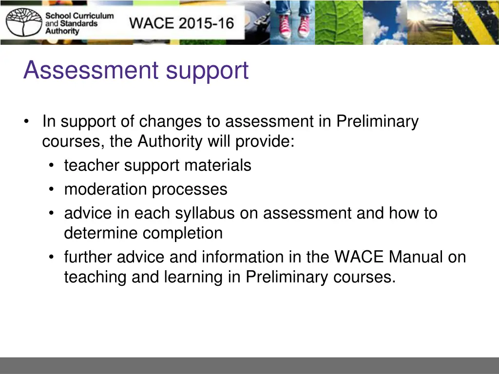 assessment support