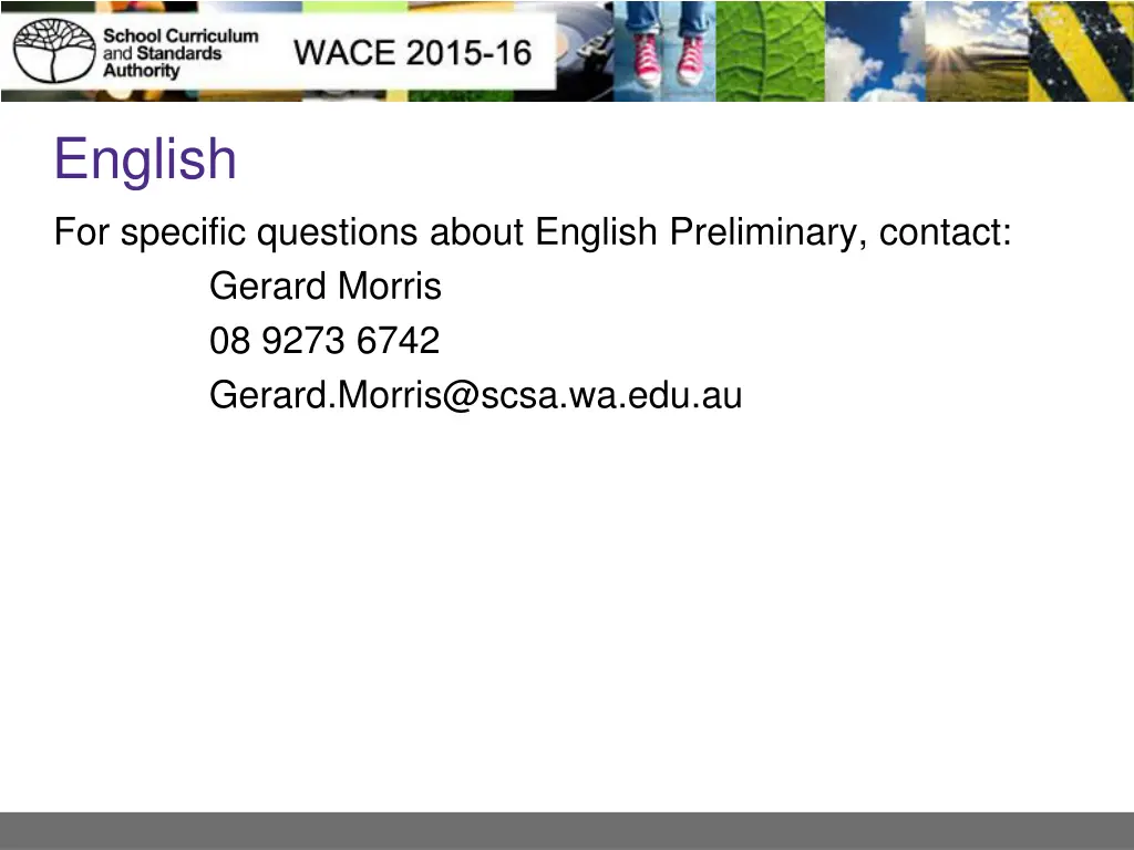 english for specific questions about english