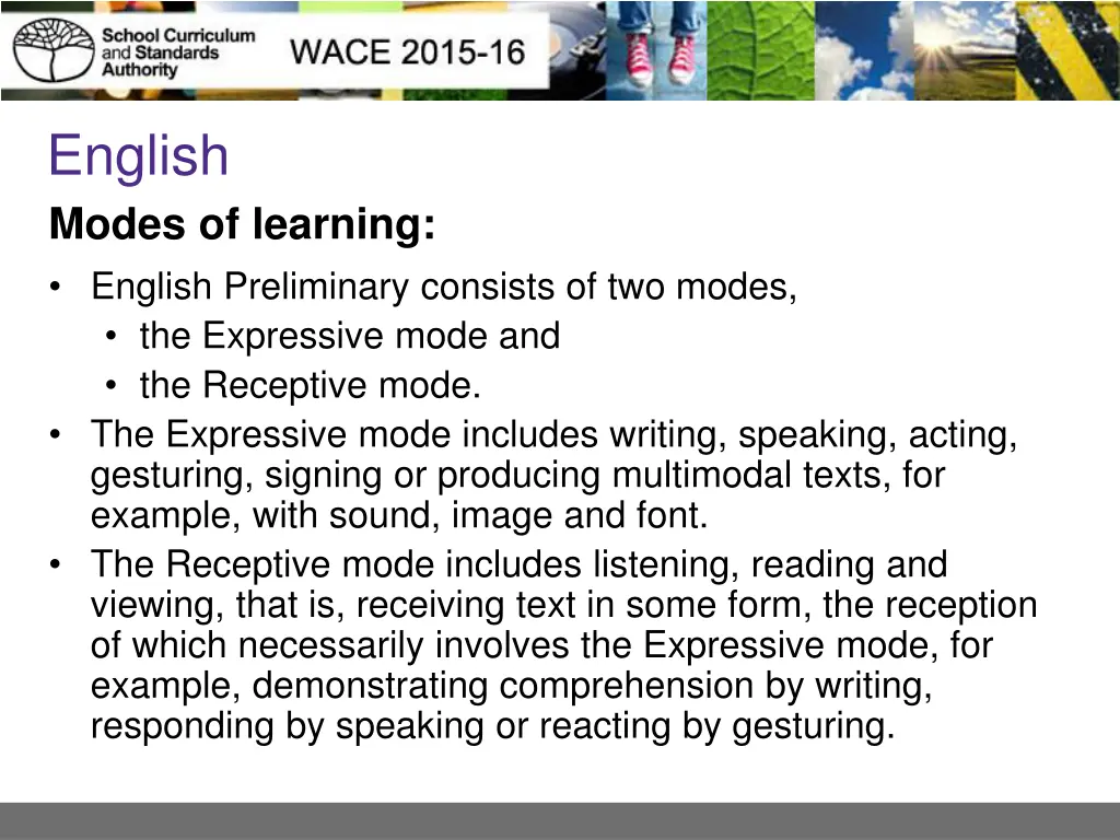 english modes of learning english preliminary
