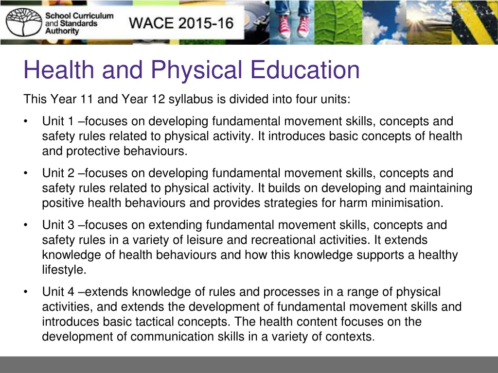 health and physical education