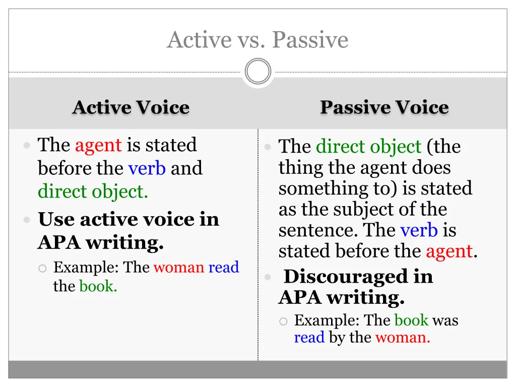 active vs passive