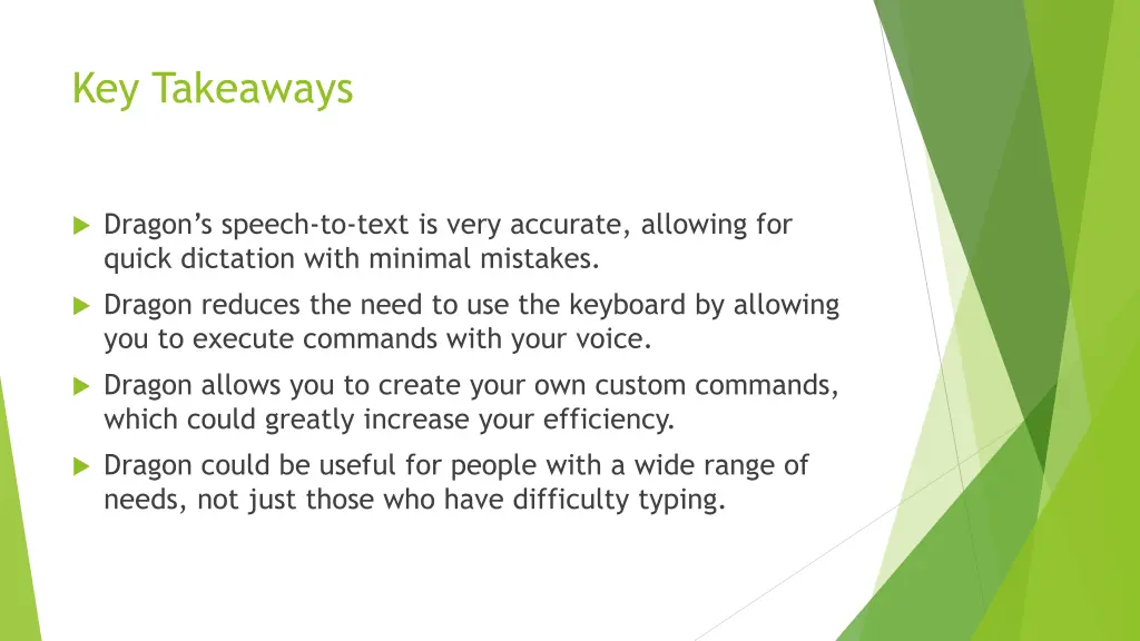 key takeaways