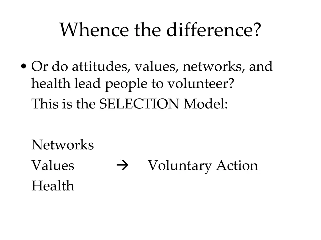 whence the difference 1