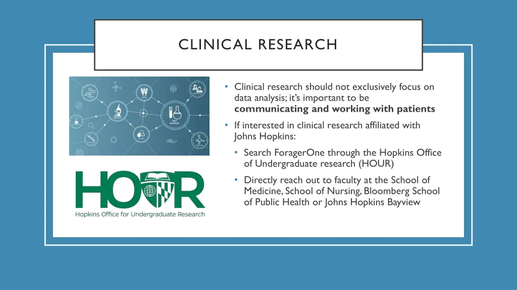 clinical research