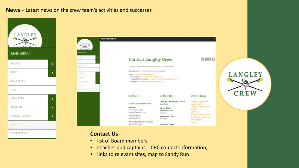 news latest news on the crew team s activities
