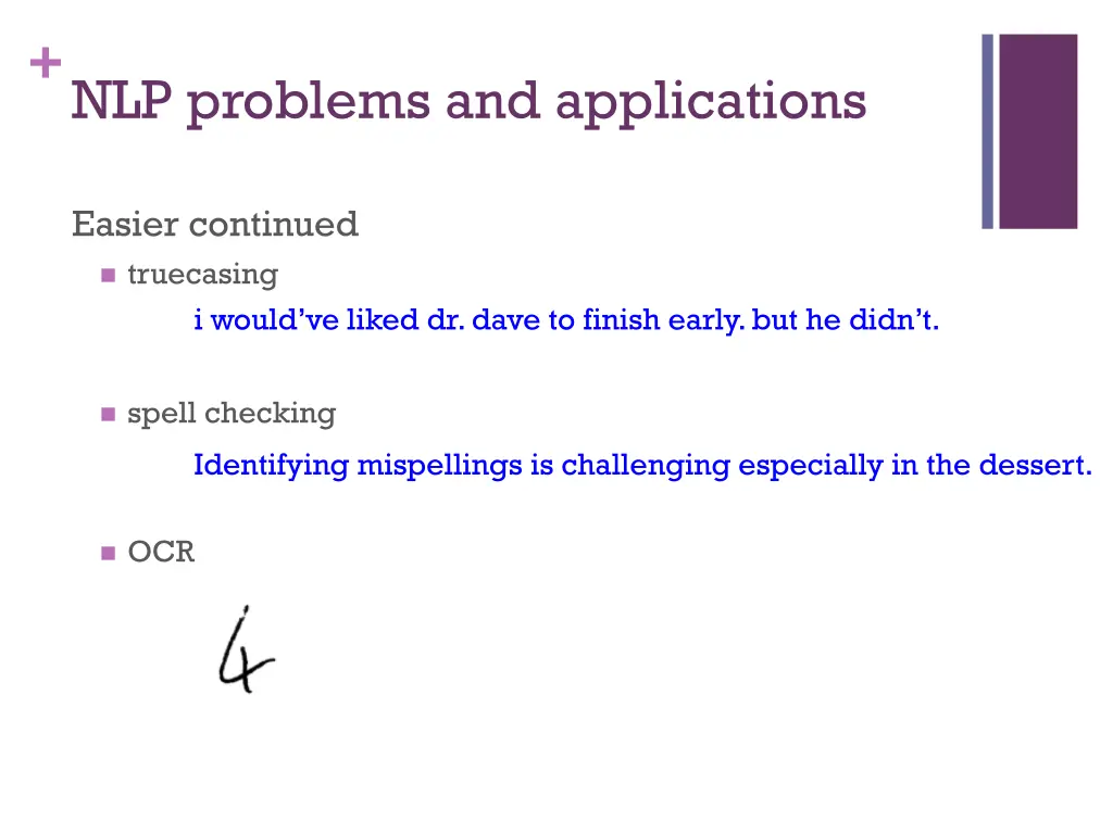 nlp problems and applications 4