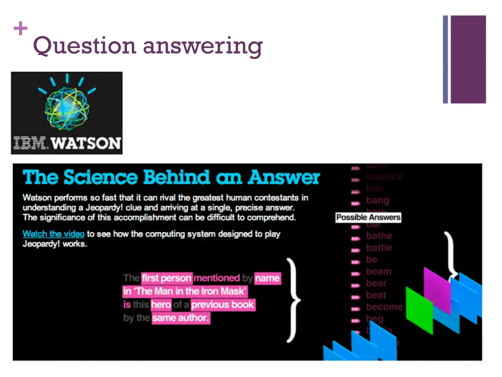 question answering