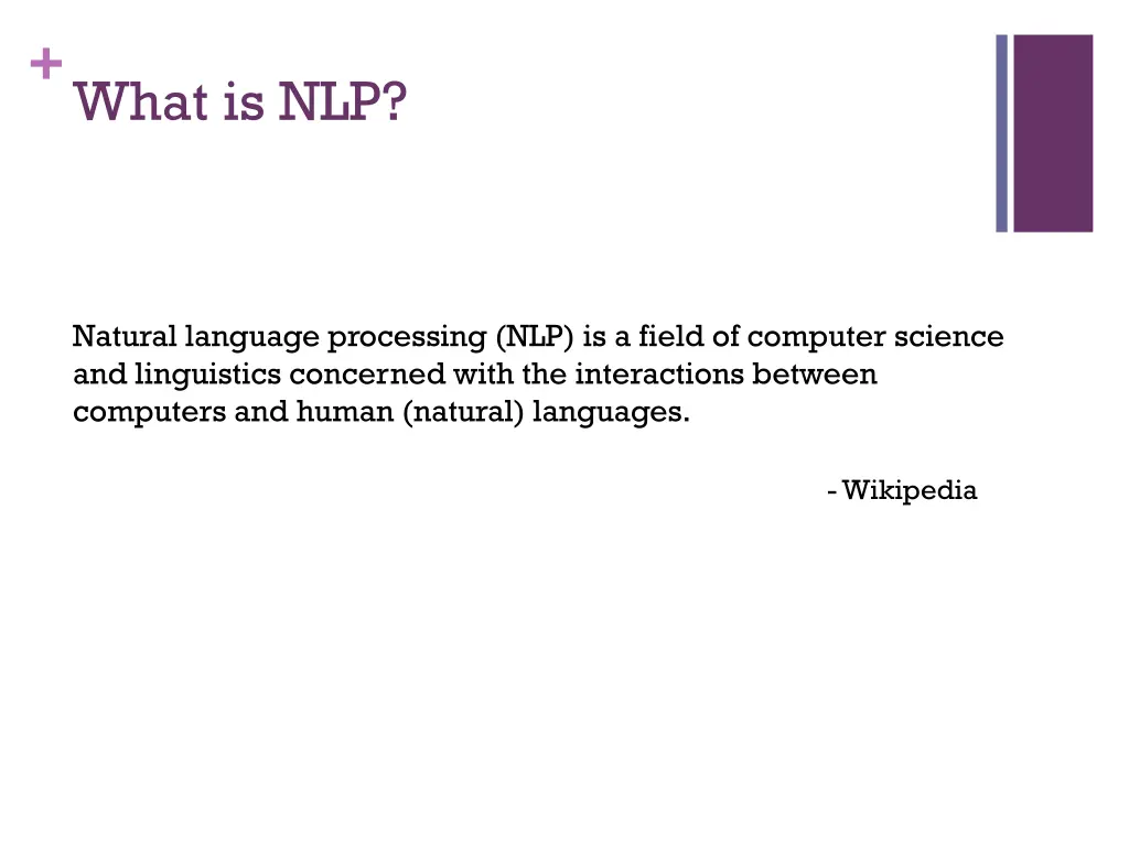 what is nlp