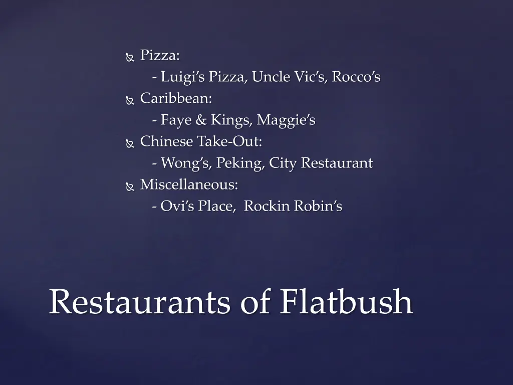 pizza luigi s pizza uncle vic s rocco s