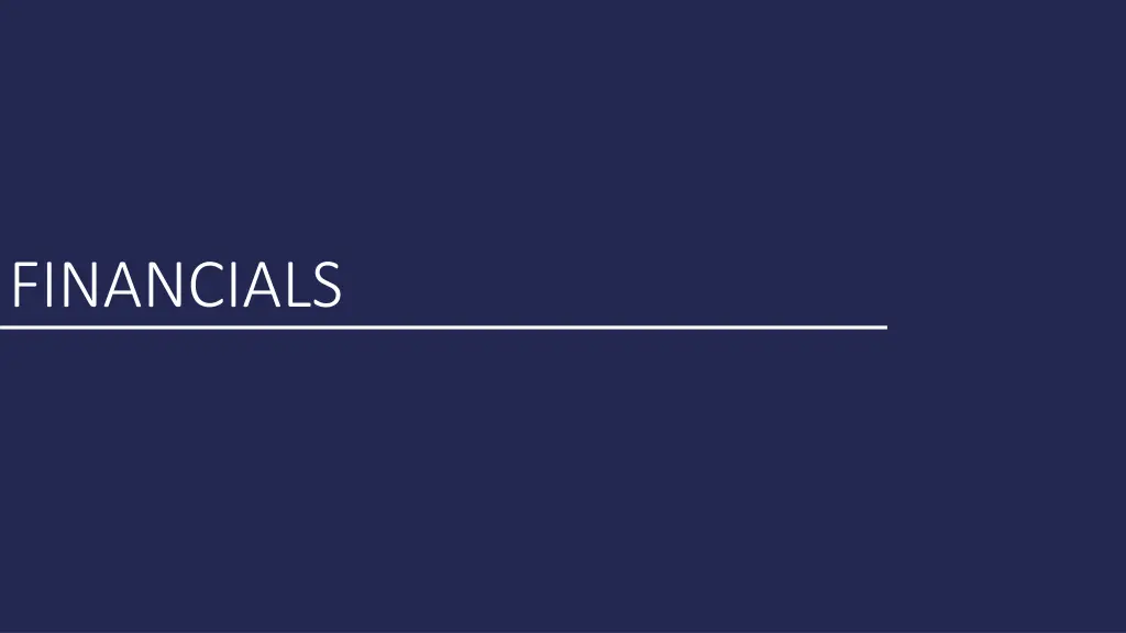 financials