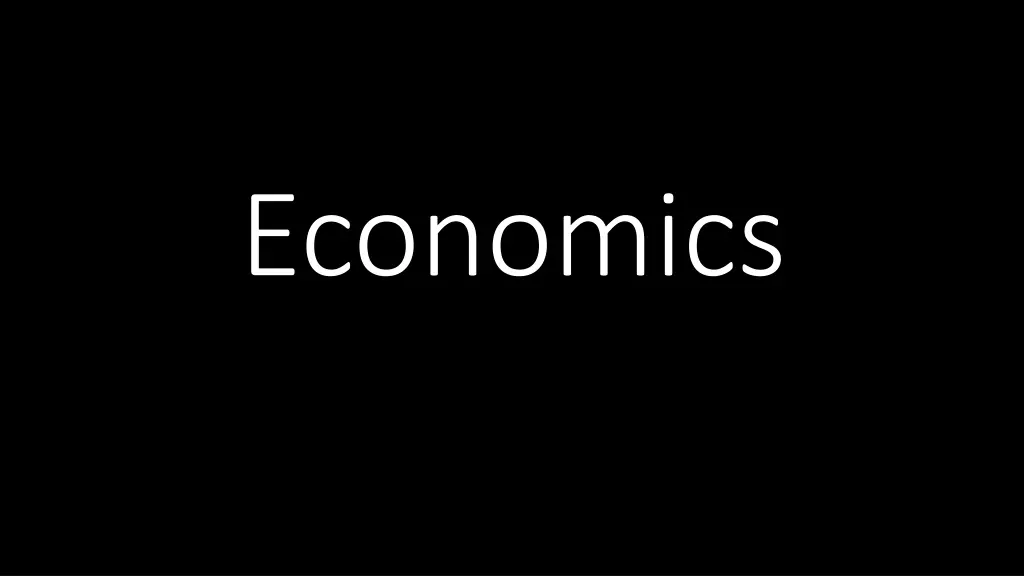 economics