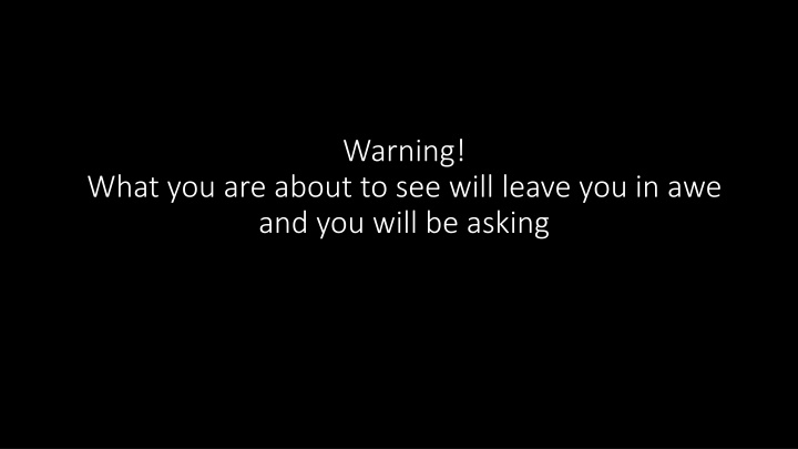 warning