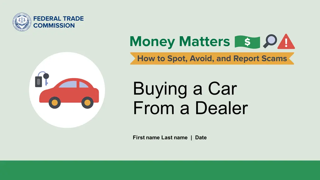 buying a car from a dealer