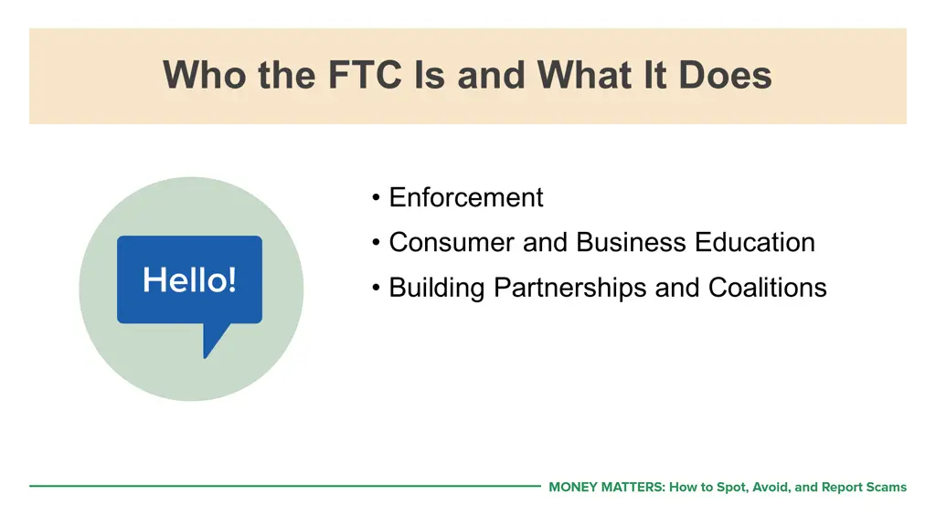 who the ftc is and what it does