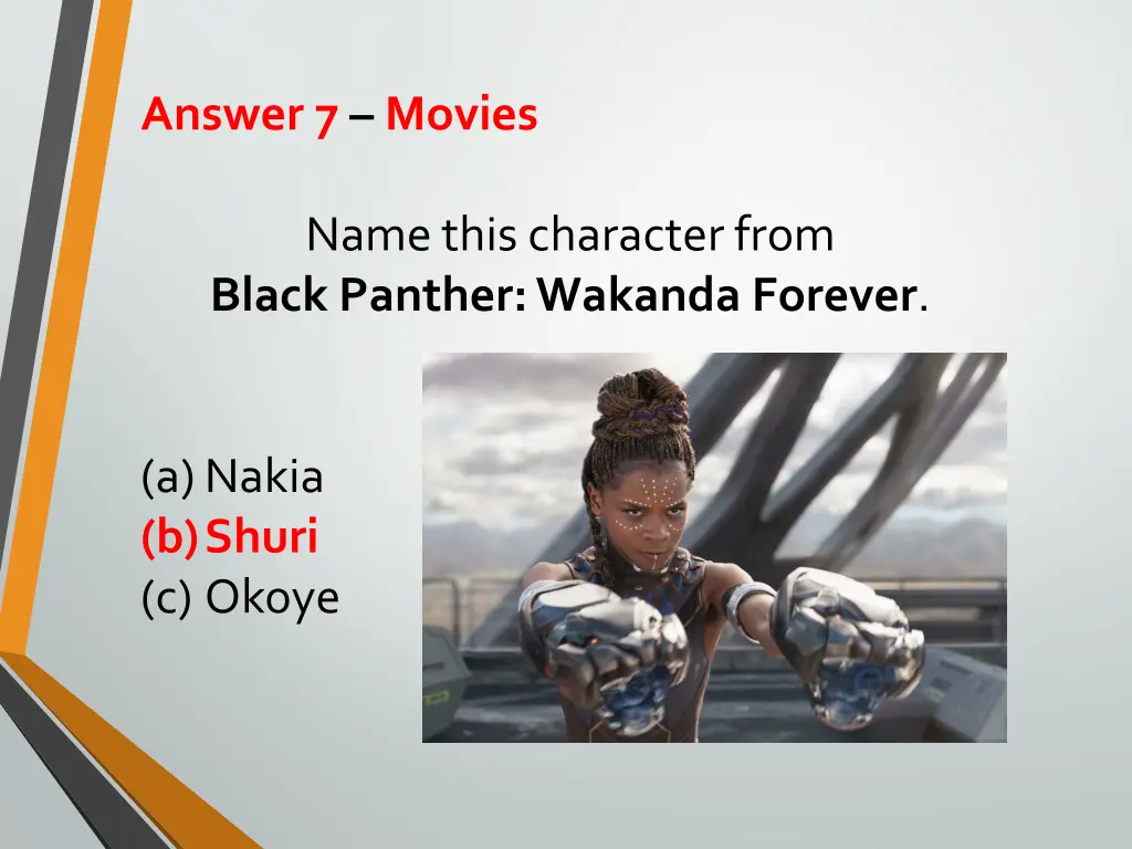 answer 7 movies