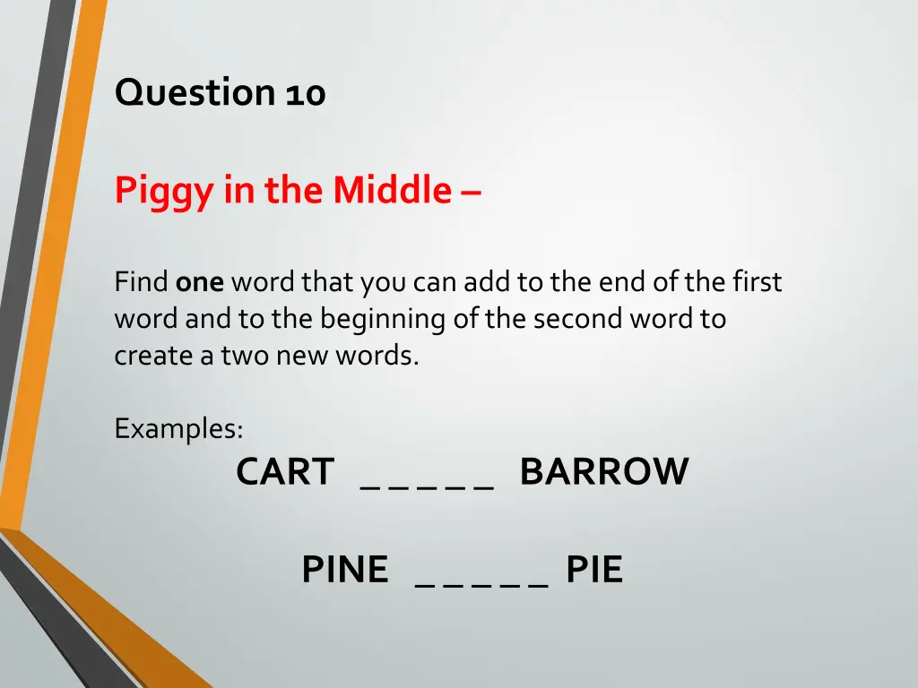 question 10