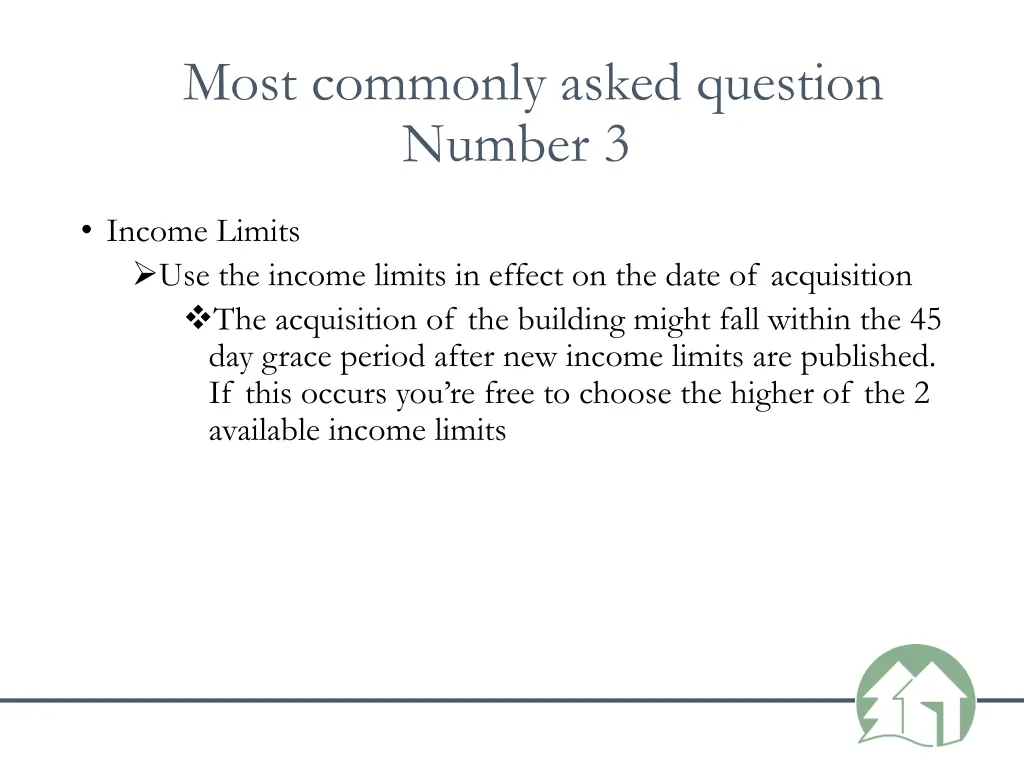 most commonly asked question number 3