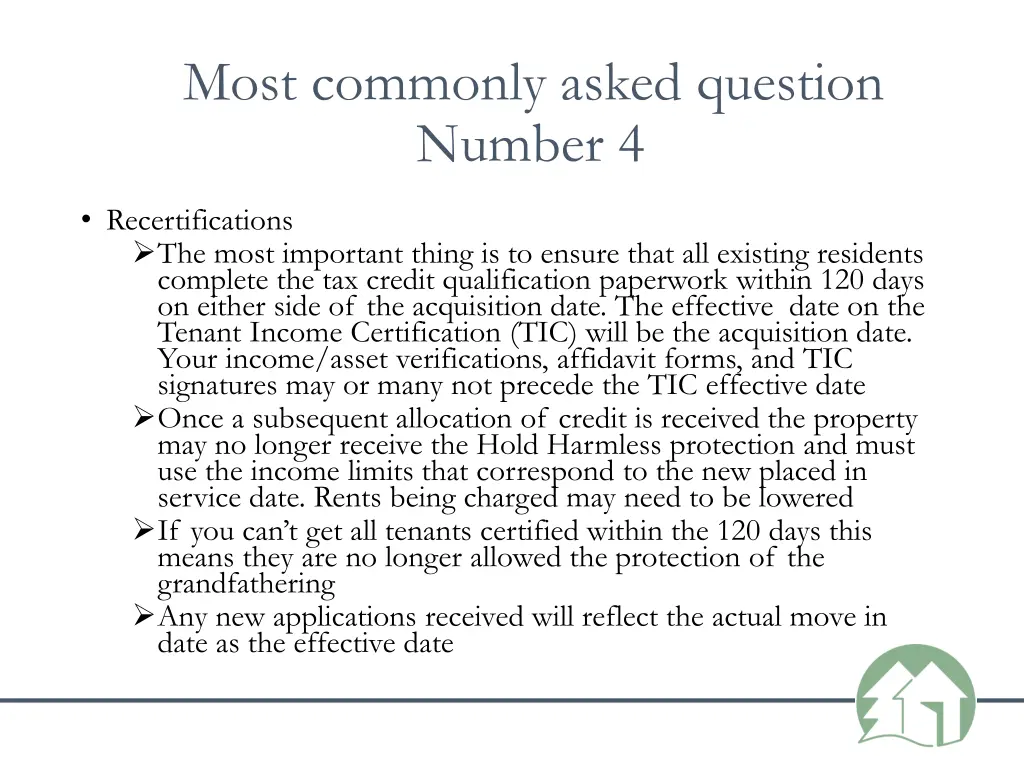 most commonly asked question number 4