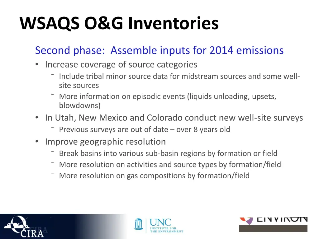 wsaqs o g inventories 1