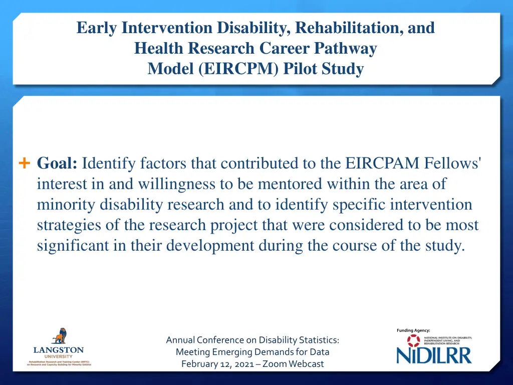 early intervention disability rehabilitation