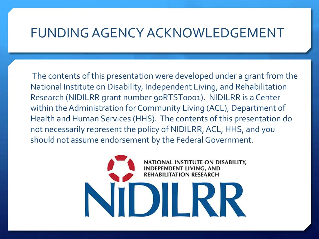 funding agency acknowledgement