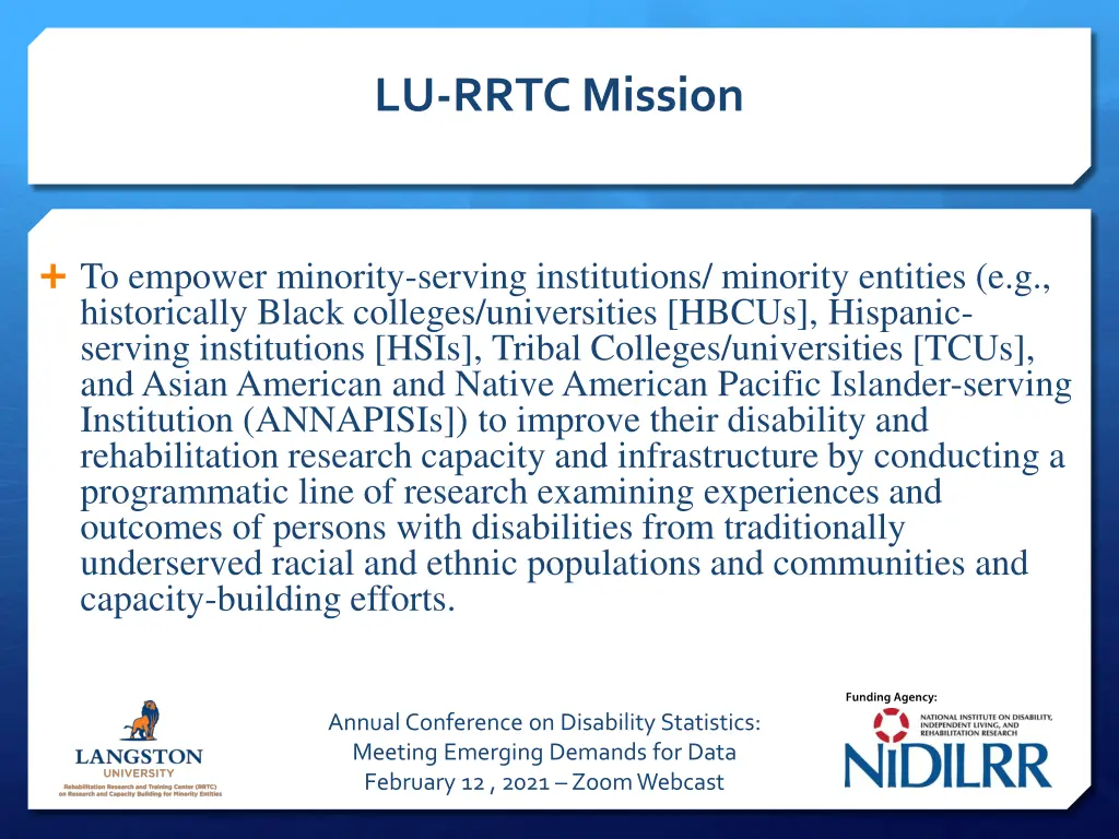 lu rrtc mission