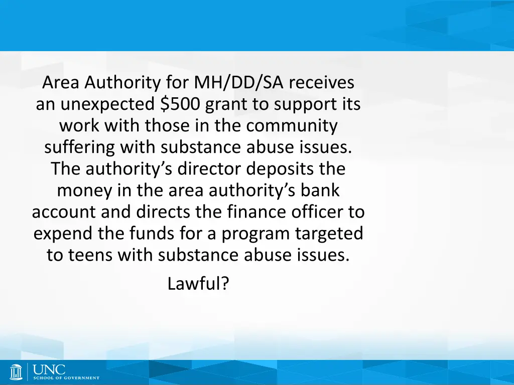 area authority for mh dd sa receives
