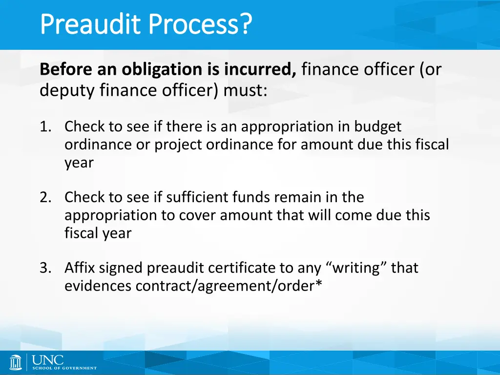 preaudit preaudit process