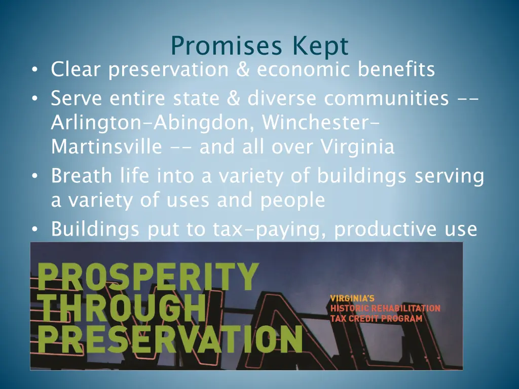 promises kept
