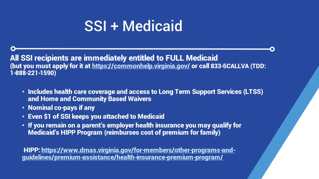 ssi medicaid