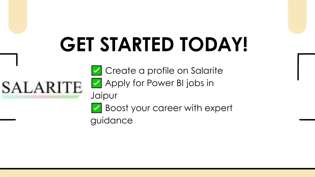 get started today