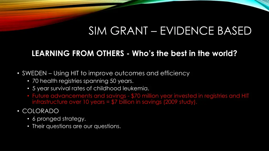 sim grant evidence based 2