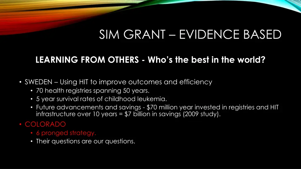 sim grant evidence based 3