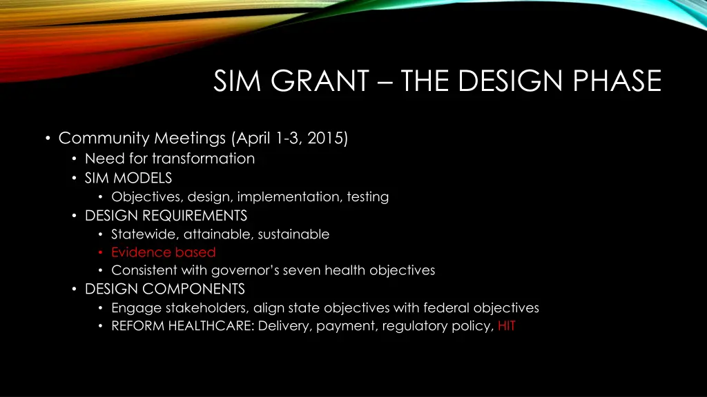 sim grant the design phase 1