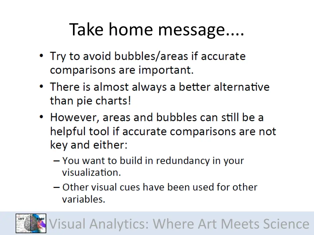 take home message