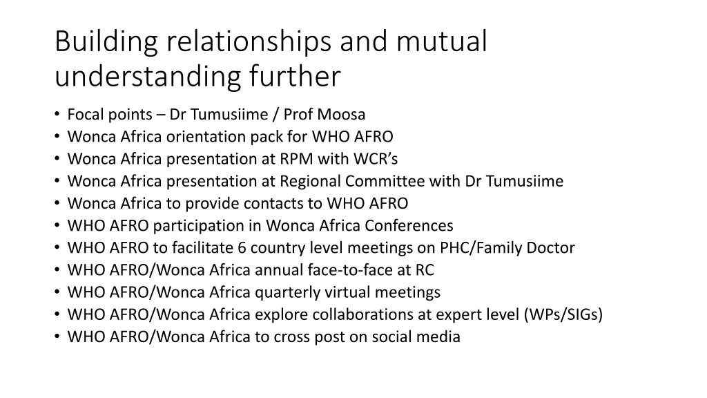 building relationships and mutual understanding 2